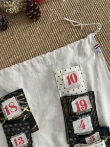 Calendrier de l'Avent - Noir et blanc