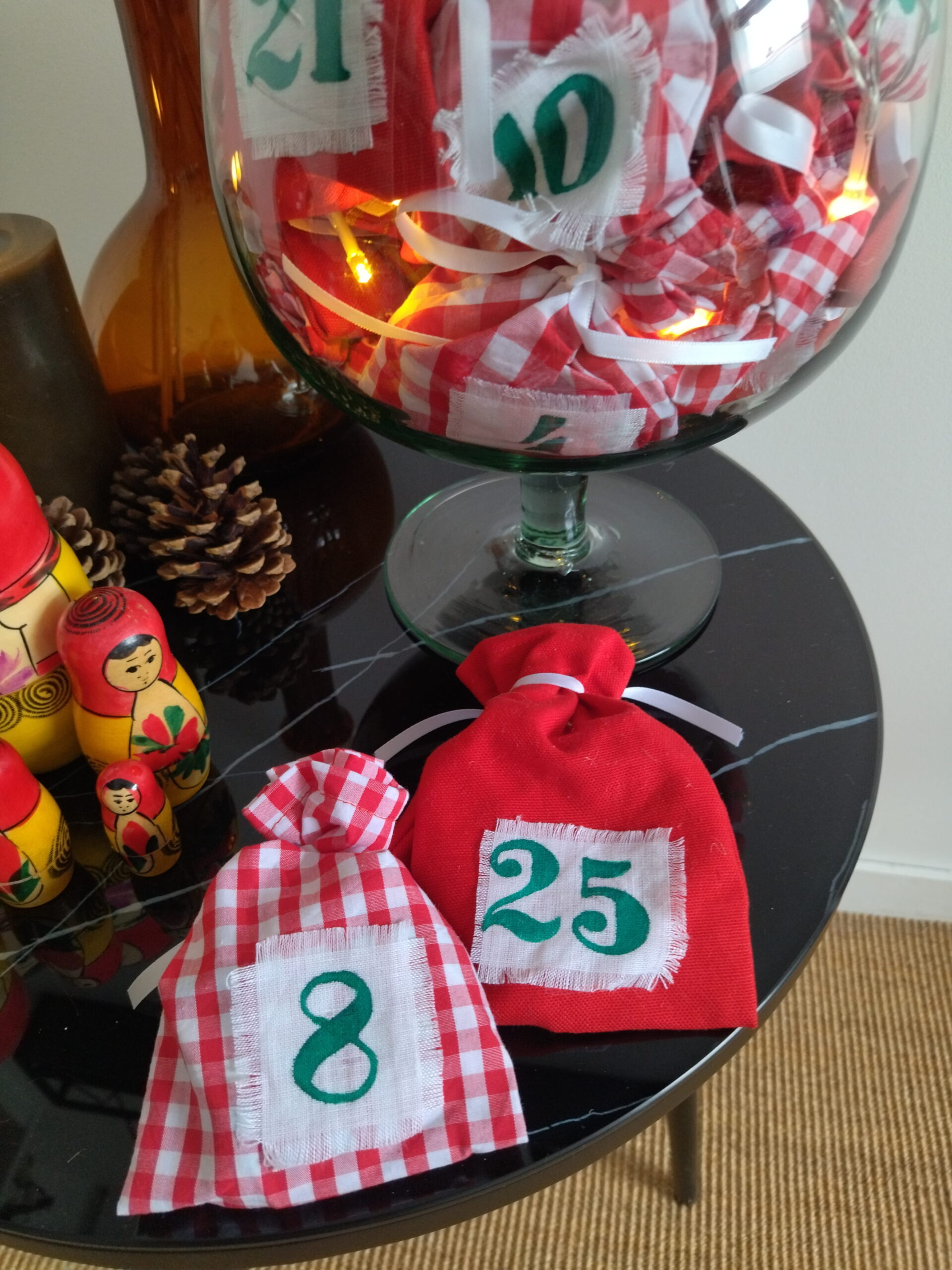 Calendrier de l'Avent - Rouge