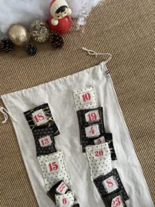 Calendrier de l'Avent - Noir et blanc