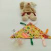 Doudou plat triangulaire